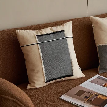 מחבק מודרני כריות Kawaii פשתן בסלון ספה מעצב כרית אסתטי כיסא משרדי אלגנטי Almofadas קישוטי בית