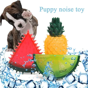 מחמד קירור הצעצוע לשימוש חוזר הכלב קירור צעצוע הלעיסה הקיץ קירור הכלב צעצוע עמיד בקיץ הכלב הקרח, צעצוע של פירות קפואים צורה צעצוע