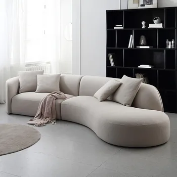 מיטת ספה רהיטים קצף גדול המלכותי מושב הפנאי המודרני עיצוב הבית בסלון ספה