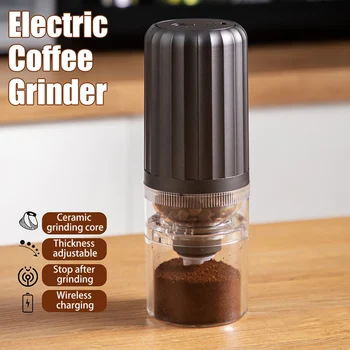 מיני אלקטריק קפה, מטחנת קפה קטן מיל מטחנת קרמיקה שחיקה Core USB מטען נייד מכונת קפה