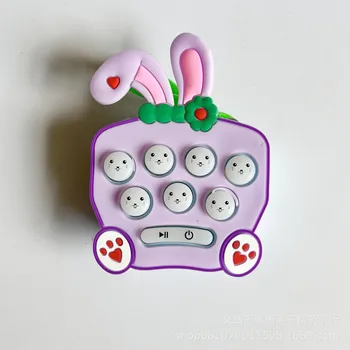 מיני הקרקע סנאי מחזיק מפתחות צעצוע של ילדים מהר, לדחוף את המשחק לחץ על מוסיקה לחצים אתגר צעצוע פאזל מתנת יום הולדת.