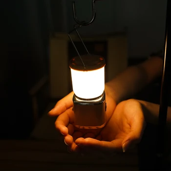 מיני חיצונית אורות קמפינג נטענת USB 4 מצבי תאורה אוהל נייד פנסים נייד קל משקל חירום פנס
