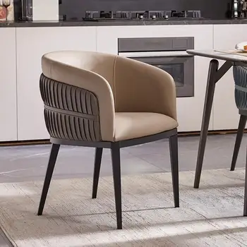 מינימליסטי משרד עיצוב כסאות אוכל עצלן המשחקים המיטה בחדר האוכל כיסאות טלוויזיה הלבשה Chaises-סל אבוס ריהוט הבית T50CY