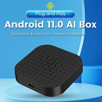 מכונית Smart Box Android 11 אלחוטית Android Auto & Carplay Bluetooth QCM2290 4 ליבות Wifi כרטיס TF ,CPC200-Tbox