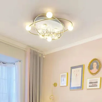 מנורת תקרה בעיצוב אורות תקרת חדר השינה תלוי אורות מטבח משובח אורות התקרה תאורה ביתית תקרת זכוכית המנורה