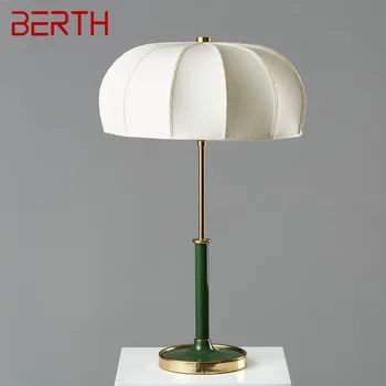 מעגן עכשווי שולחן מנורת שולחן LED יצירתי אופנה מטריה סוג האור הביתה הסלון לחדר השינה ליד המיטה עיצוב