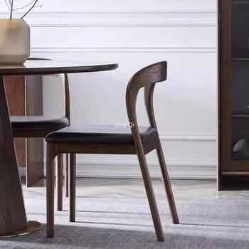 מעור לבן, מטבח, פינת אוכל כיסא נורדי עיצוב מרגיע שידה כיסא משרדי המשחקים בר Silla Comedor ריהוט חדר האוכל