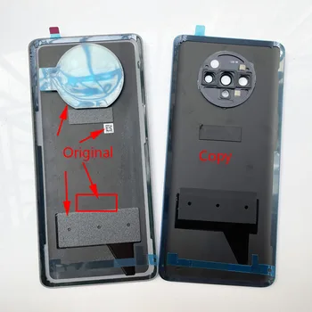 מקורי חדש OnePlus 7T בחזרה את מכסה הסוללה האחורית הדלת דיור מקרה חלקי חילוף אחד ועוד 7t +עדשת המצלמה עם דבק