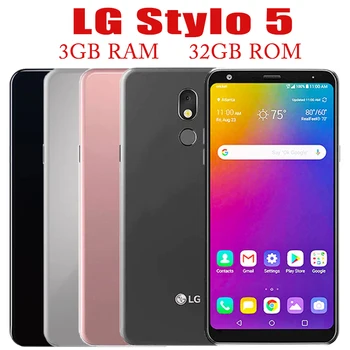 מקורי סמארטפון LG Stylo 5 Q720 מגע ניידים ROM 32GB 3GB RAM הטלפון הסלולרי של מצלמת 13MP 6.2