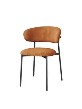 נורדי אור יוקרה האוכל כיסא מודרני מינימליסטי בבית הכסא ומתן כיסא איפור כיסא ברזל הפנאי מעצב הכיסא