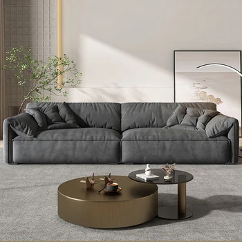 נורדי בסלון מיטת ספה Xxl עץ מודרני כורסת מעצב יוקרה זרוע הספה חדש קומה הכיסא Divani רהיטים Soggiorno