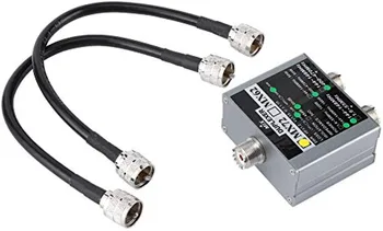 נייד UHF+VHF יחידת הדפסה דו-צדדית,MX72 VHF+UHF יחידת הדפסה דו-צדדית 144-148MHz/ 400-470MHz תדר שונה מעבר תחנת חזיר אנטנה Combiner
