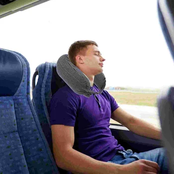 נסיעות קצף כרית טיסה הצוואר אביזרי רכב תנומה תמיכה צורה כותנה, כריות שינה