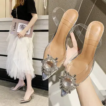 נעלי נשים נעלי Slipers נשים גודל גדול, פרח טריז פלטפורמה שטוחה 2023 פרחוני שקופיות בסיסי PU בד גומי פרח B