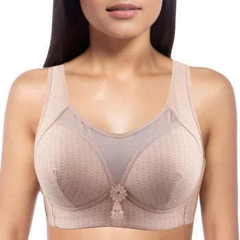 נשים אלחוטית חזייה עם חלקה חלקה נוחות Wirefree חולצת חזיה ארוטית ערכות הלבשה תחתונה לנשימה