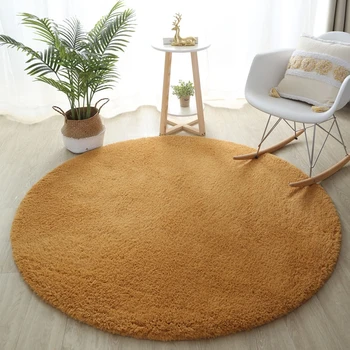 סיבוב רכות רכות השטיח ילדים ליד המיטה שטיחים בסלון שולחן קפה שטיח הרצפה בבית עבה קטיפה נגד החלקה לשטיח עיצוב חדר השינה