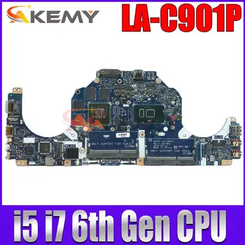 עבור Dell alienware 13 R2 מחשב נייד לוח אם LA-C901P לוח אם מעבד I5 6200U i7-6500U GPU GTX960M Mainboard CN-0VC62V CN-0V3TCJ