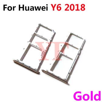 עבור Huawei Y5 Y6 Y9 2018 2019 2020 ליהנות 8 9 בתוספת Y5 Y6 ראש לייט מגש כרטיס ה-SIM, חריץ בעל מתאם שקע תיקון חלקים