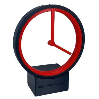 עומד שעון על המדף אילם צפה בציר תכליתי שולחן העבודה קישוט חלול קטן שולחן עתיק שעונים שעון לחיים