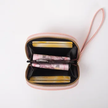 עור Pu נשים ארנק קטן סלים מטבע בכיס הארנק מיני נשים תלמיד ארנקים מחזיקי כרטיסי מעצב חמוד פרה כסף תיק מצמד