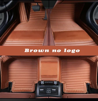 עור מותאם אישית הרכב שטיח הרצפה עבור ביואיק כל מודל לדמיין GL8 ה מלכותי לקרוס אנג קורה אביזרי רכב-רכב סטיילינג