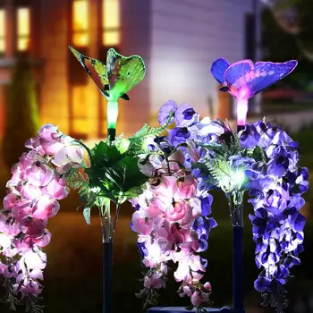 עמיד למים LED שמש אור, בין פרח הדשא המנורה, חיצוני רוז לילי גינה, חצר פארק נתיב, דקורטיבי הדשא המנורה