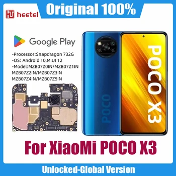 פלאסה אימא פוקו X3 לוח האם Xiaomi העולמית גרסה פתוחה מותקן ההיגיון המקורי טלפון Mainboard