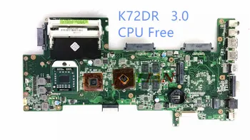 פלאסה מיי עבור ASUS K72DR X72D X72DY K72D מחשב נייד לוח אם ראב. 3.0 Mainboard נבדק עובד
