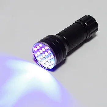 פנס Uv LED Blacklight לחיות מחמד UV אולטרה סגול יבש כתמים