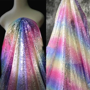 צבע נצנצים בד פלאש עבור טקסי שמלה שמלת כלה עיצוב סיטונאי בדים ואביזרים Diy תפירה חומר