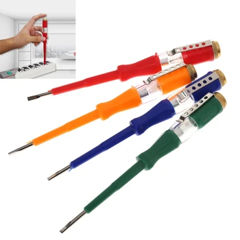צבעוני מבחן עט נייד שטוח מברג חשמלי כלי השירות אור מכשיר