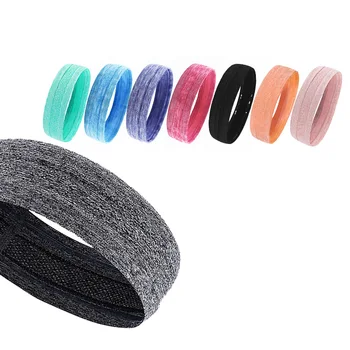 צבעים ספורט Hairband פועל ראש הלהקה זיעה אנטי להחליק להקות שיער אלסטיים רכיבה על אופניים הזיעה להקות Headbands עבור נשים וגברים