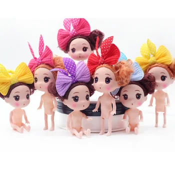 צעצועים של ילדים גוף רגיל מטושטשת בובת ילדה להתלבש בובת נסיכה הבובה ילדה צעצוע מתנה 12cm