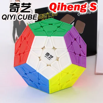 קוביית קסם QiYi S Megaminx מהירות מקצועי 12 הצדדים פאזל Cubo Magico צעצועים חינוכיים עבור ילדים טיזר המוח פאזל צעצועים