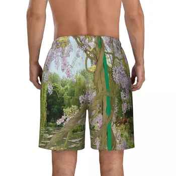 קלוד לילי בריכה יורני לוח מכנסיים גברים של האופנה החוף מכנסיים קצרים תחתוני יבש מהירה בגד ים