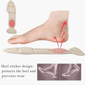 קצף זיכרון מדרסים עבור נשים עקבים גבוהים נעלי מוסיף כף הרגל מדרסים מדרסים ספיגת זיעה לנשימה, עיסוי הנעל כרית