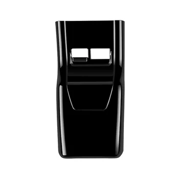 רכב מבריק שחור בסגנון המזגן האחורי לשקע אוויר פתח אוורור, פנל כיסוי לבעוט צלחת טויוטה פריוס 60 סדרה 2022-2023