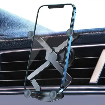 רכב מיני הטלפון הסלולרי מחזיק מחזיק טלפון לרכב מיני אוורור קליפ מחזיק מעמד אוניברסלי הידיים חינם עריסה תואמת