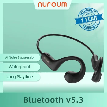 רמקולים אלחוטית Bluetooth אוזניות 5.3 בס אוזניות אוזניות המשרד דיבורית 10 שעות זמן עבודה IPX6 עמיד למים