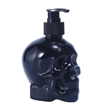 שחור/שקוף הגולגולת Soap Dispenser גותי עיצוב אביזרים Black Edition דיספנסר סבון נוזלי למגבת רחצה חומרה