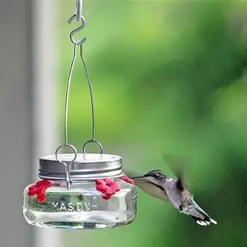 שימושי הציפורים דליפת פרח חינם Easy-to-מילוי עם מכסה חזק בנייה ציפור אוכל מיכל