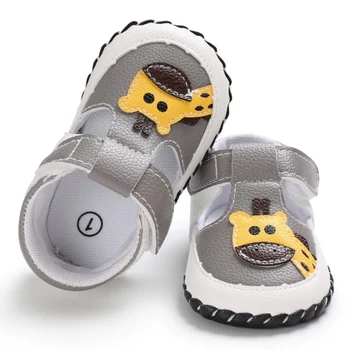 תינוק נעלי ילדים חמוד PU רך הבלעדי אנטי להחליק בעלי חיים קריקטורה העריסה נעלי נעלי הליכה