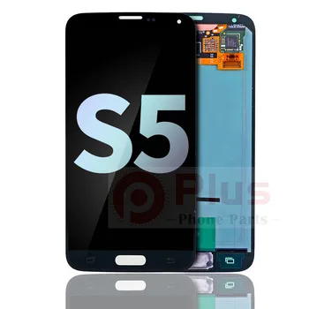 תצוגת OLED ללא מסגרת החלפה עבור Samsung Galaxy S5 (Service Pack) (שחור)